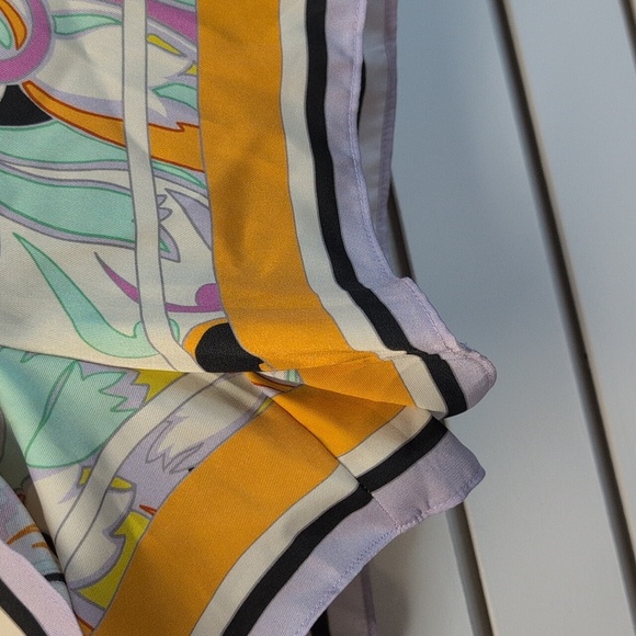 Zara Boho Abstract Printed Wrap Skort Size Small NWT - Picture 4 of 8